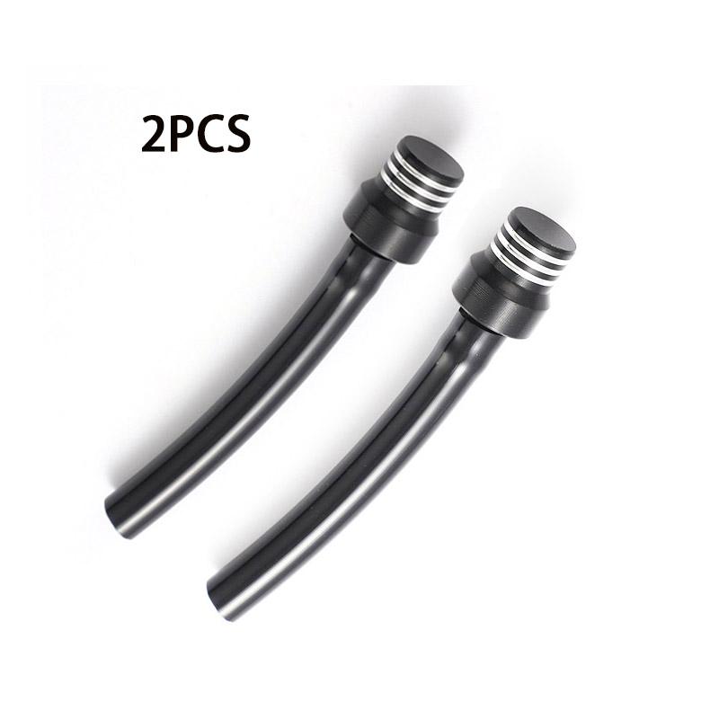 ZG 2PCS CNC Machined Aluminum Fuel Tank Vent Cap With Check Ball Hose Universal For Motorcycle Dirt Bike ATV Modified Parts