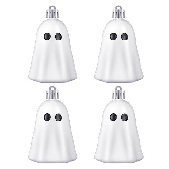 Halloween Hengende Spøkelsespynt Søt Rosa Hvit Spøkelse Halloween Treddekor Mini Spøkelsesdekorasjon for Hjemmefestdekor