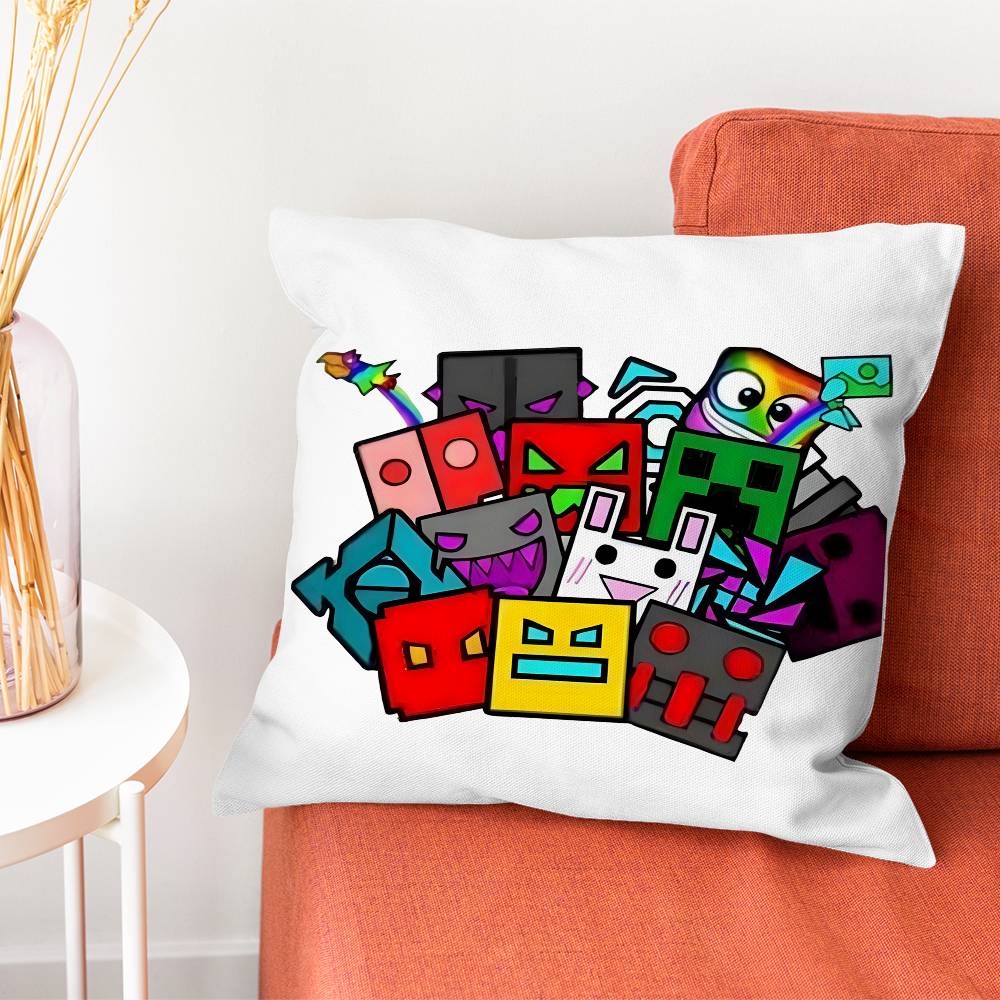 GGeometry Game DDash Pillowcase Pillows for Sofa Cover Decoration Home Decor Items Luxury Pillow Covers Cushion Cushions