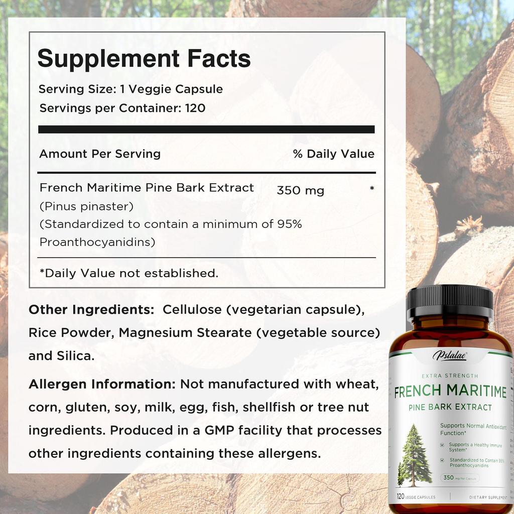 French Maritime Pine Bark Extract - Promote Blood Circulation and Heart Health