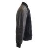 EMMETI ELIOT/Elliot Lamb Leather X Mouton Boa Switch Zip-Up Blouson Jacket 48 blackUsed