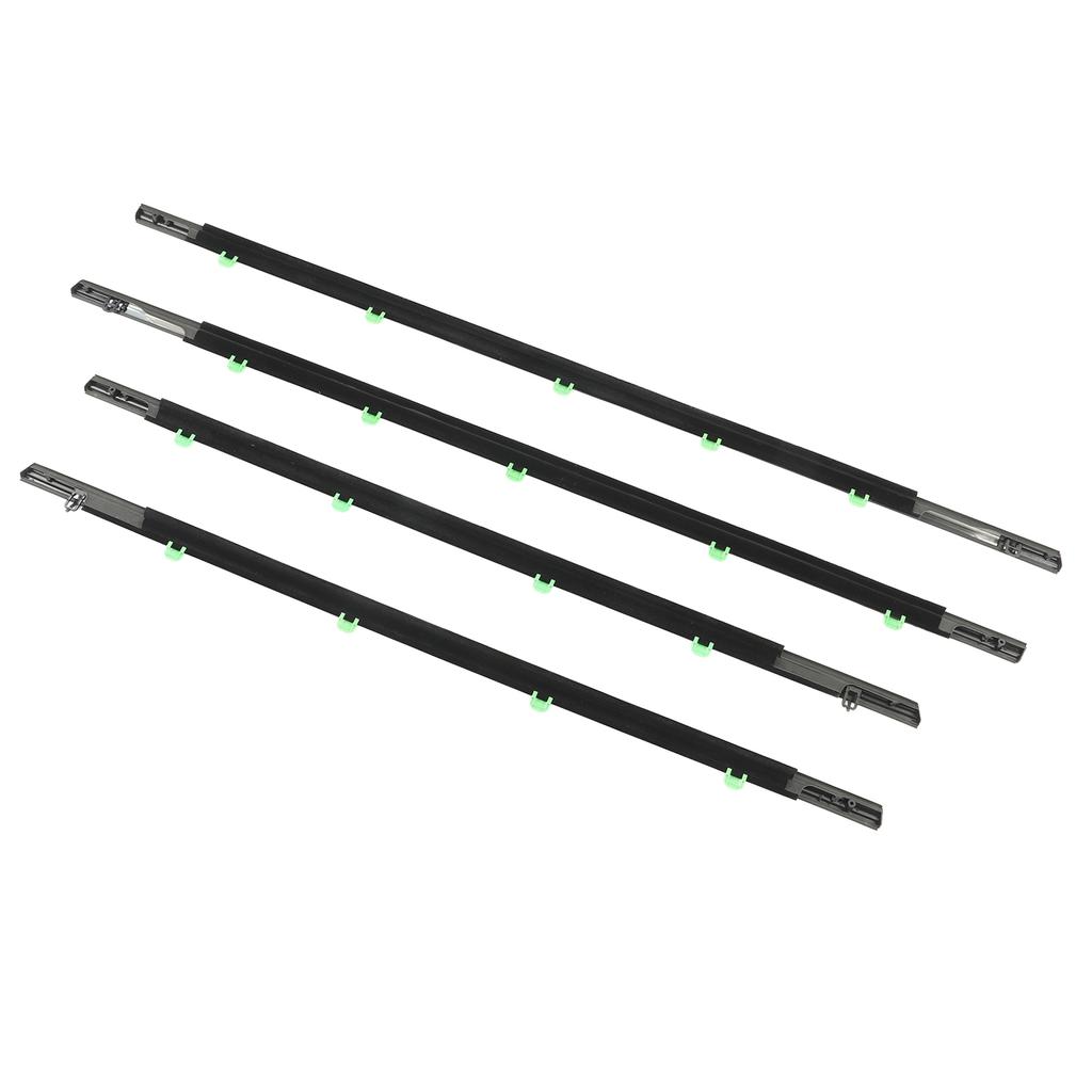 4Pcs Weatherstrip Window Seal 72410 T0G A01 Waterproof Antidust Noise Reduction Replacement for CR‑V