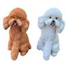 Garden Dog Statue 12x13x23cm Cute Animal Sculpture for Balcony Office Porch