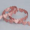 Elegant 1.5cm Heart Polyester Ribbon Flower Ribbon Decorative Materials Peach Heart Ribbon Accessories Gift Boxes Packaging Ribbons Home Decoration