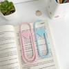 Heart-Shaped Oversized Paper Clip Bookmark PLA Page Marker Romantic Gift for Book Lovers Unique Reading Accessory for Journals Planners