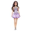 Barbie-fashionistas-poupée brune en robe violette - 3 ans+ - hyt92