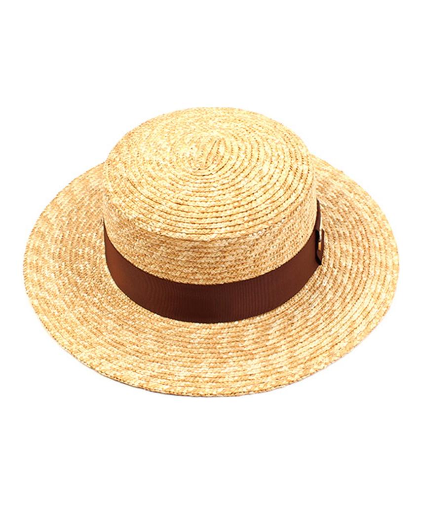 Yunibeosyeolkemiseuteuli Kangkang Brown Line Panama Hat
