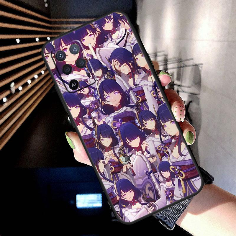 Genshin Impact Raiden Shogun Case For Oppo A78 A98 A18 A38 A58 A60 A80 A40 A77 A57 A17 A74 A54 A94 A96 A76 A16 A15 A5 Pro