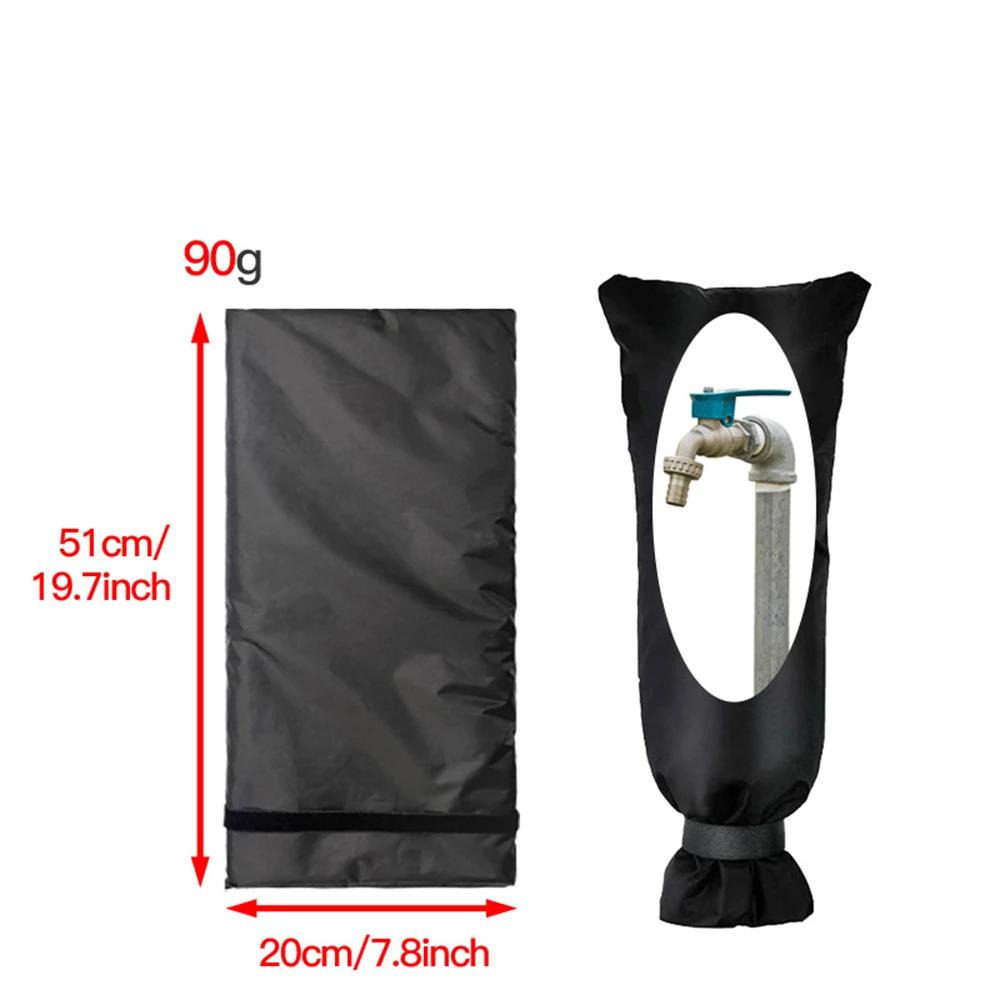 Winter Waterproof Outdoor Garden Faucet Tap Cover Antifreeze Oxford Cloth Faucet Protector for Home Kitchen Faucet Accessories