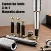 Hexagonal Strong Magnetic Socket Screwdriver Head Connecting Rod Telescopic Cross Screwdriver Head Telescopic Socket Wrench