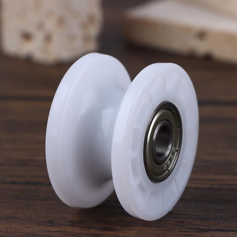 1 Stücke Mechanische Riemenscheibe Rillenrad 608Zz Doppellager Rollenscheibe Rad Runde Radrolle 8*42*24 Mm