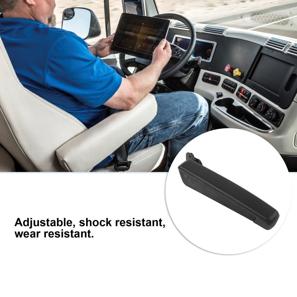 Auto-Autositz-Armlehne, verstellbar im Bereich von 0 bis 120 °, schwarze rechte Armlehne, universeller Ersatz für Iveco-Bus-Wohnmobil