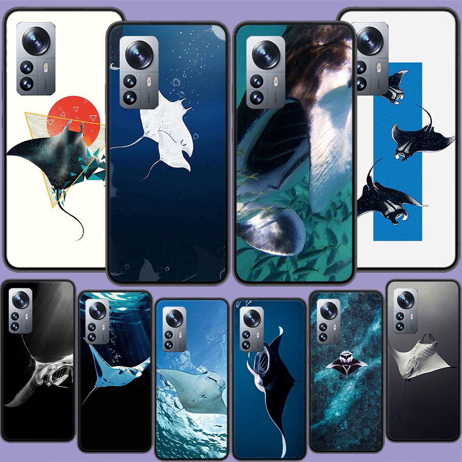 Fisch Cool Mantarochen Handyhülle Für Redmi Note 13 Pro Plus 14 Pro+ 12S 12 11S 11T 11E 11 10S 10 9S 9 Xiaomi Capa TPU