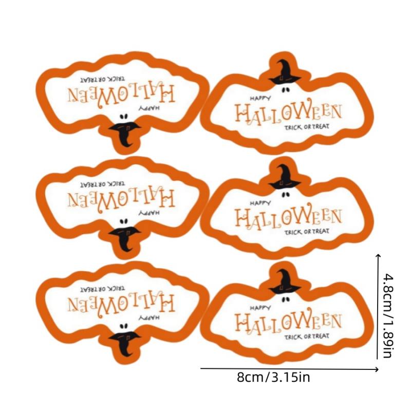 30pcsHalloween Stickers Ghost Style Packaging Box Sealing Stickers Baking Packaging Sealing Stickers Holiday Party Small Gifts