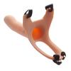 Big Size Silicone Strap On Dildo for Men Realistic Penis Extender Enlarger Male Hollow Strapon Dildo+Bullet Vibrator Sex Product