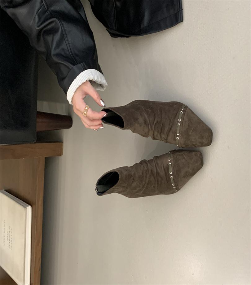 

But knee high heels black thin boots women s 2025 autumn and winter new long boots versatile tall knight thin boots 39 темно-зеленого