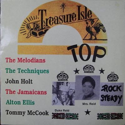 LP Record VARIOUS - Top Rock Steady LG11070 Lagoon 1992 France Reggae, Ska & Dub Used