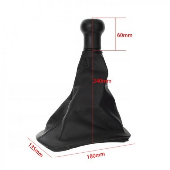 Manual 5 Speed Gear Shift Knob Gaitor Boot For Volkswagen Passat B5 1997-2006