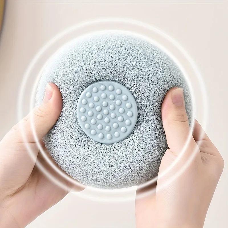 1PC Massage bath ball bath scrubbing artifact bath brush rub mud back bath scrubbing bath bath scrubbing bath bath ball