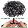 50 Pcs Barbed Hose Connectors Drip Irrigation 1/4" Universal Fittings 3-Way Coupling T Connectors for 4/7 Water Tube Garden Lawn Flower Pot