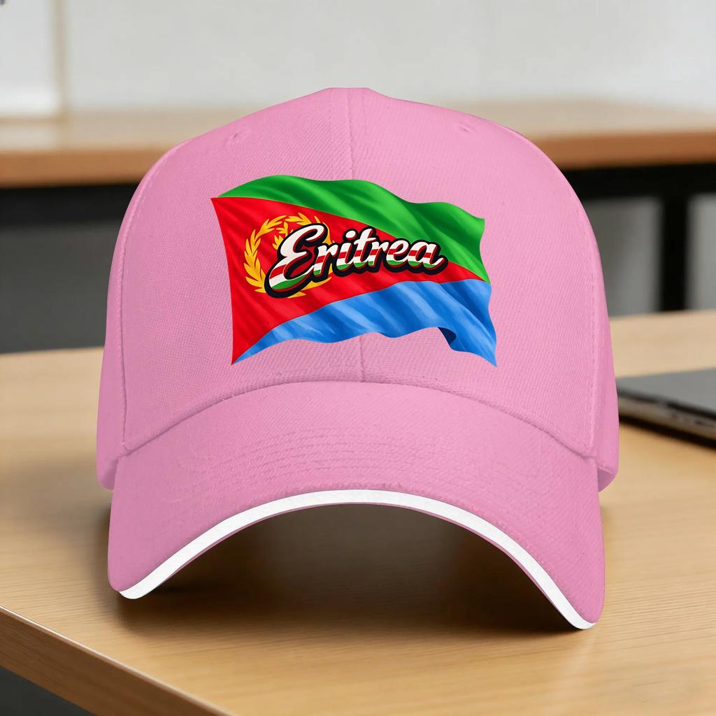 Eritrea Flag Sun Baseball Cap Summer Women Unisex  Design Trucker Hat High Quality Vintage Kpop Rock Snapback Cap