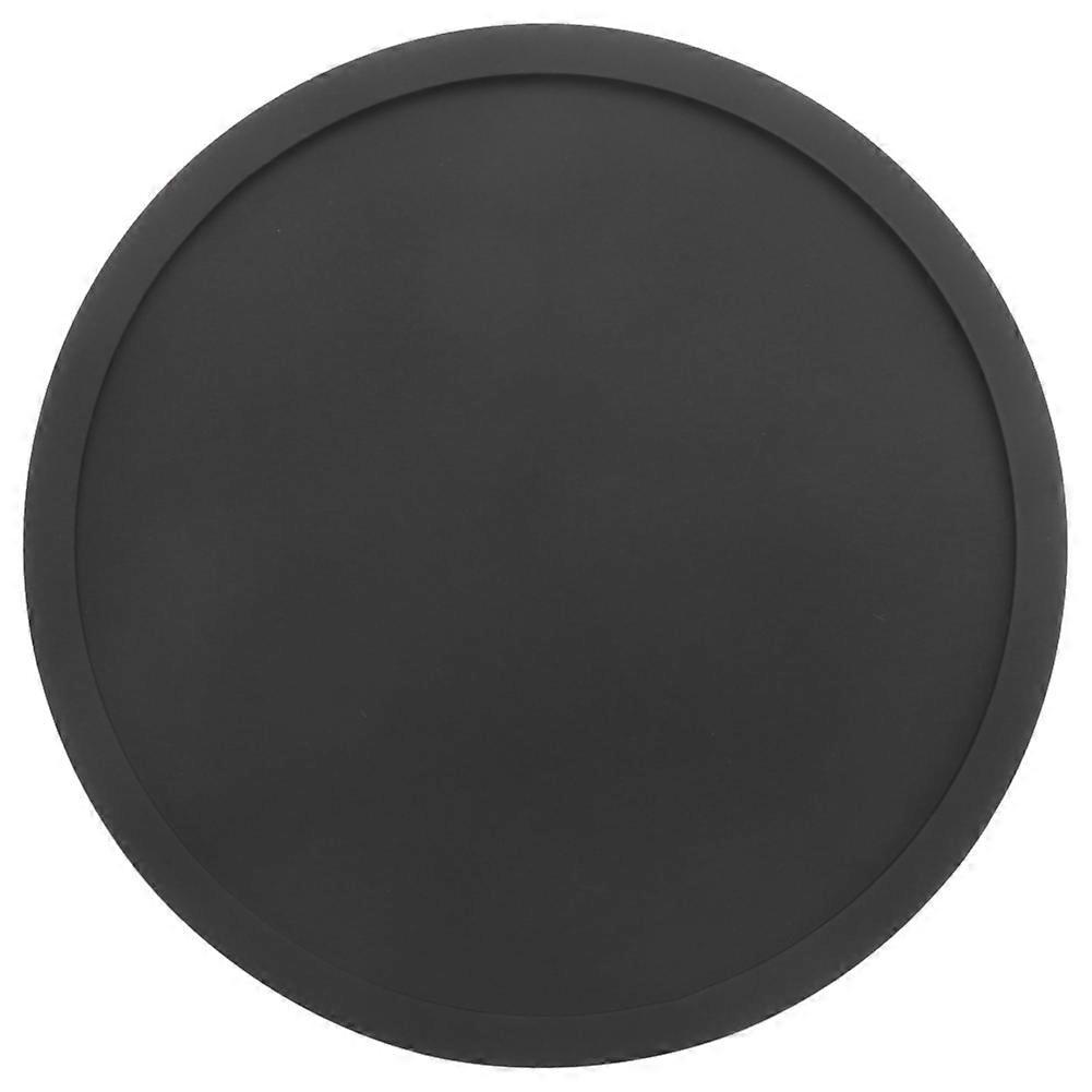 Silicone Black Drink Coasters Set of 48 Non-Slip Round Soft Sleek and Durable Easy to Clean Black