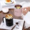 580ML Doppelwandig isolierter Wasserbecher Tumbler Tragbarer, versiegelter, auslaufsicherer Kaffeebecher mit Sieb & Henkel Trinkbecher Trinkgeschirr
