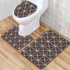 Halloween Bathroom Three-Piece Floor Mat Household Door Mat Bedroom Living Room Carpet