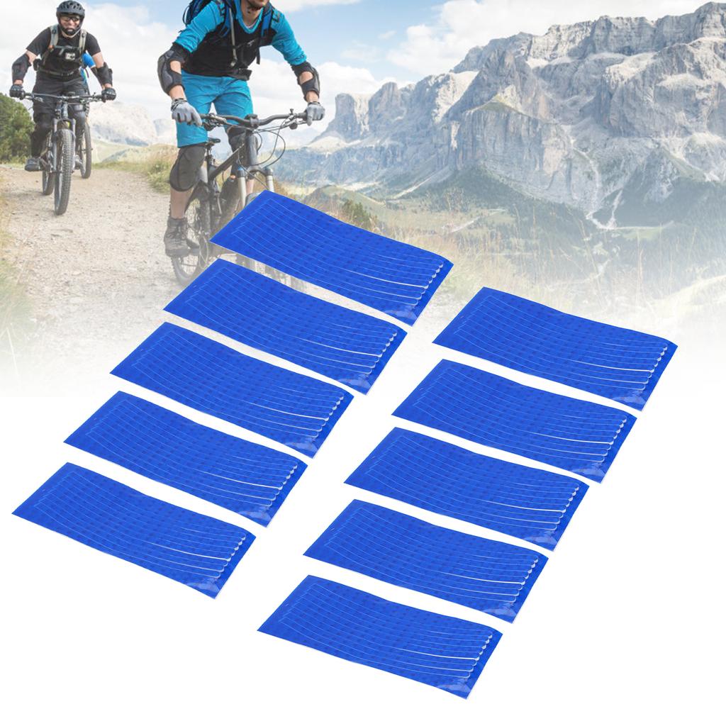 10pcs Reflective Wheel Stripe Decal Waterproof Adhesive Decals Night Reflective Decoration Stickers
