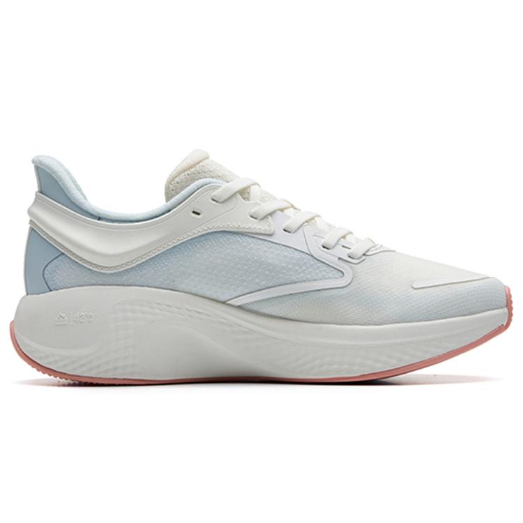 Anta Running Collection Running Shoes Women's Low Top Ivory White/Mirage Blue/Floating Cloud Red 122235556-3