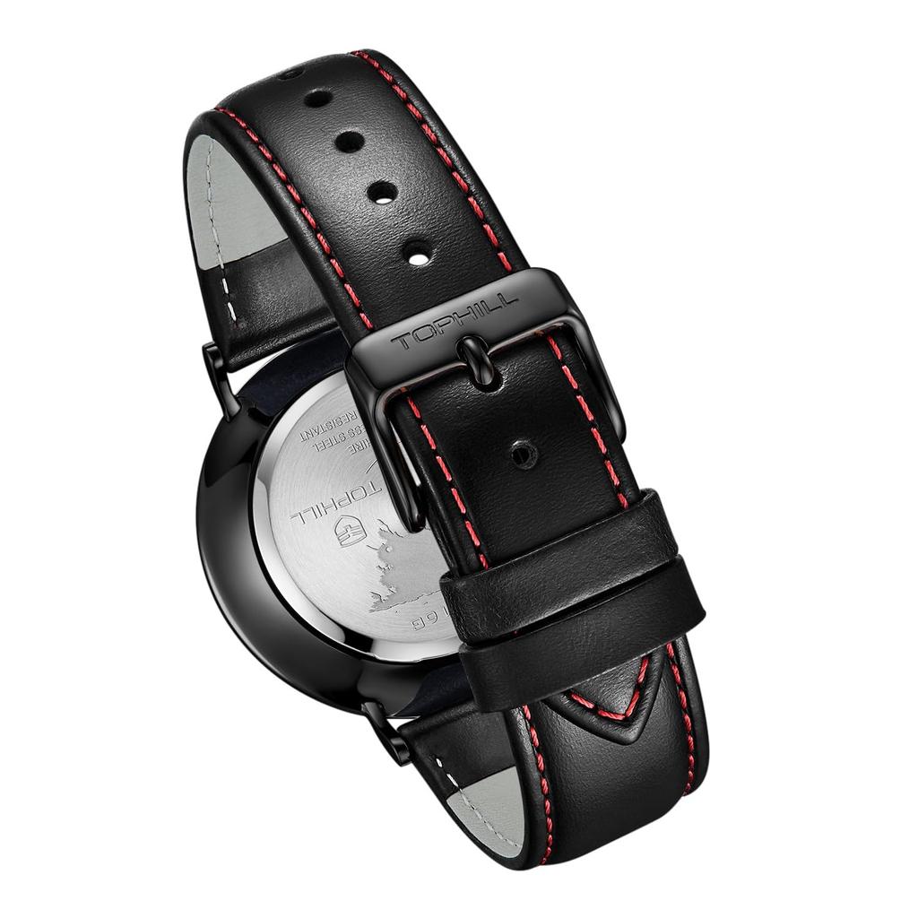 Fajny lekki zegarek popularny kwarcowy duży łatwy do odczytania data wodoodporny zegarek dla mężczyzn Męski męski