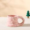 Hand Held Ceramic Coffee Cup Girl's Water Cups Large Capacity Mug Breakfast Cup Milk Mug Afternoon Tea Cups Juice Mugs Tea Mugs