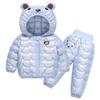 Children's Cotton-padded Jacket Set Children's Winter Coat Cotton-padded Jacket Cotton-padded Pants Two-piece Set