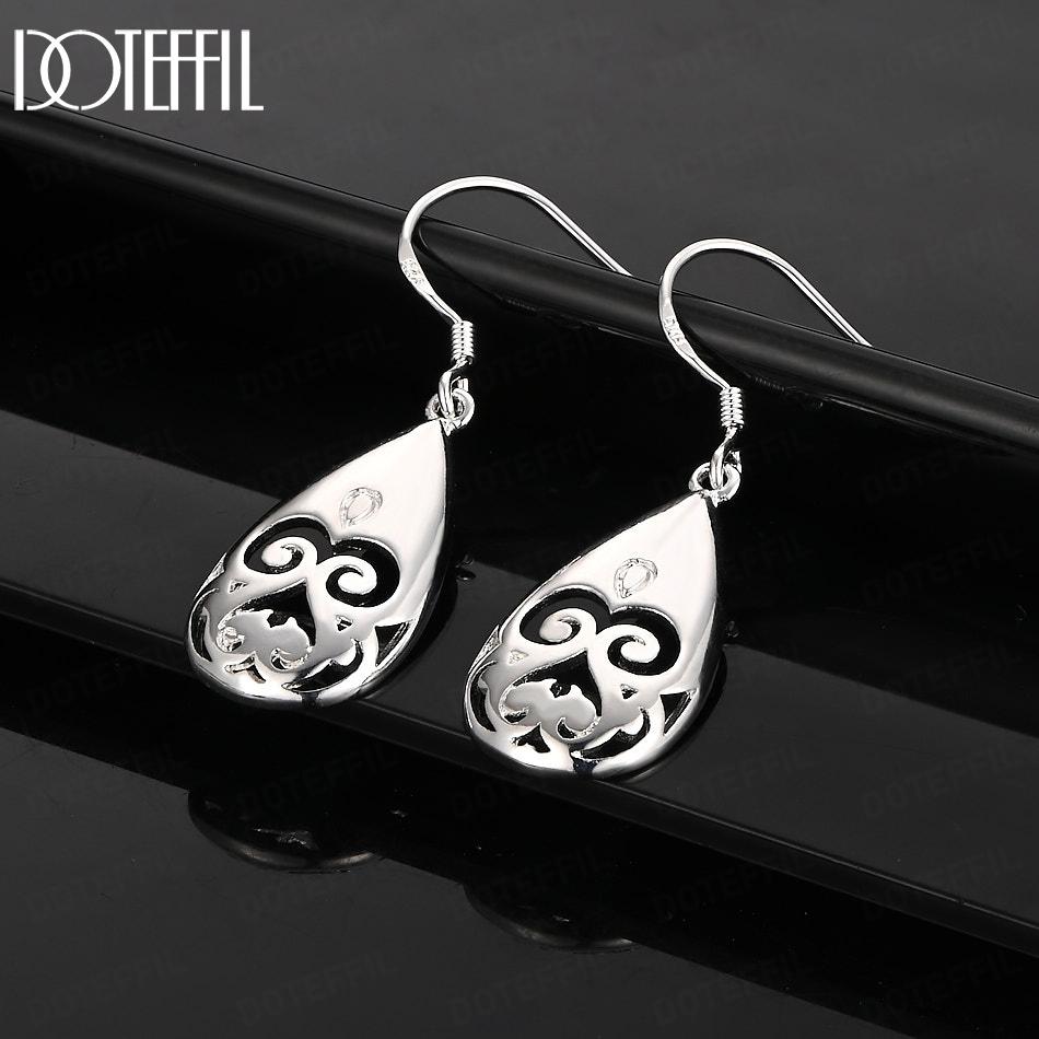 925 Sterling Silver Grimace Ear Piercing Earrings Fashion Wedding Jewelry