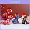 Chinese Zodiac Horse Plush Toy With Flower Pattern And Pp Cotton Filling For Lunar New Year Gift