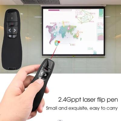 Puntatore laser rosso wireless con telecomando USB da 2,4 G per presentazioni PowerPoint, insegnamento, riunioni, ufficio