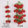 Artificial Vegetable String Hanging Wall Decor - Faux Chili Corn Pepper Fake Fruit Garland Ornament for Home Kitchen Party Decorations