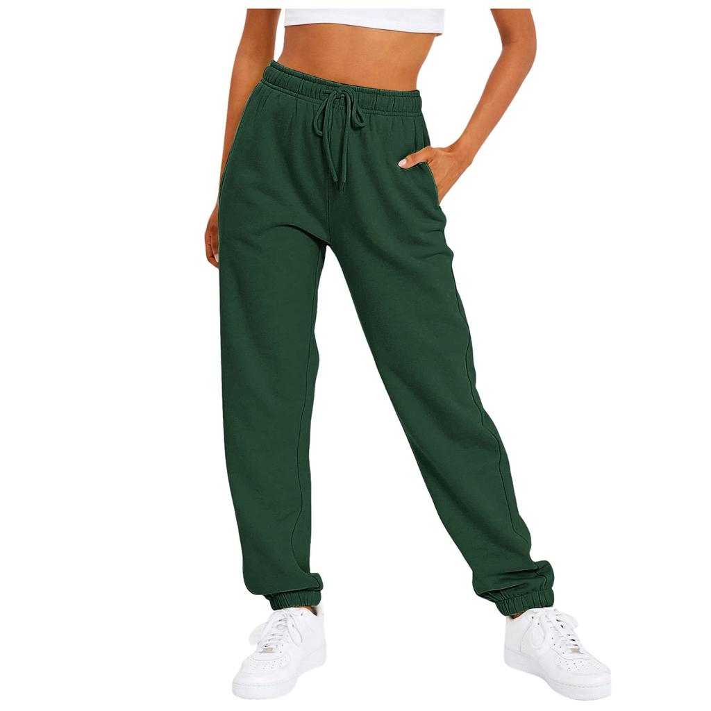 Solid Color Women Pants Pocket Long Women's Sweatpants Workout Joggers Pants Comfort Baggy Trousers Woman Clothing