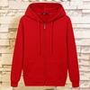 Masculino Oversized Masculino Cor Sólida Hoodies Casaco Com Capuz Zíper Cardigan Moletom Grosso Jaqueta