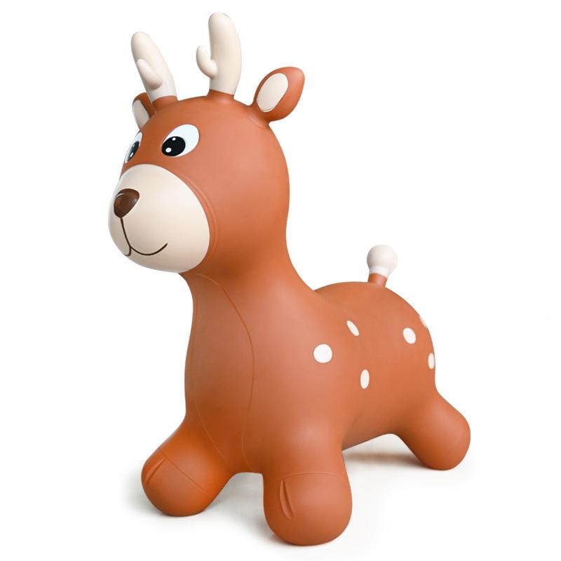 Dzieci Zwierzę Nadmuchiwany Kucyk Skoczek Miękki Koń Gimnastyczny Skoczek PVC Skacząca Pijawka Jeździk Dzieci Niemowlę Zabawki do Zabawy