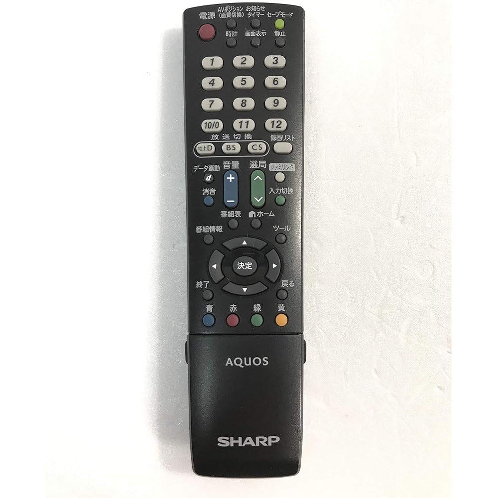 Sharp (SHARP) Sharp LCD TV (AQUOS) Genuine Remote Control GB068WJSA (0106380426)