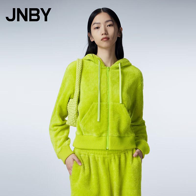 

Женское короткое пальто с капюшоном из искусственного меха JNBY S