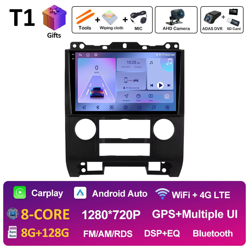 DSP Stereo Android Auto Carplay For Ford Escape 2007 2008 2009 2010 2011 2012 GPS Navi Smart System Touch Screen WIFI Auto Tools