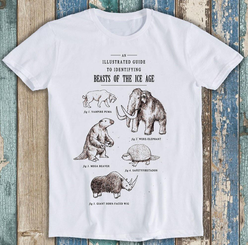 

Beasts of the Ice Age Animals Nature Funny Gift Tee T Shirt M1362 4XL