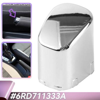 Autoinnenausstattung Handbremsknopfverkleidung Chromabdeckung 6RD711333A Ersatz-Handbremshebel-Parkknopf für VW Polo 6R GTI Cross