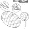 Round Shape BBQ Net Stainless Steel Air Fryer Rack Grilling Mat Baking Rack  Oven Use