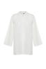 Women's Fashion New Shirt Black Woven Stripe Accessory 100% Cotton Shirt