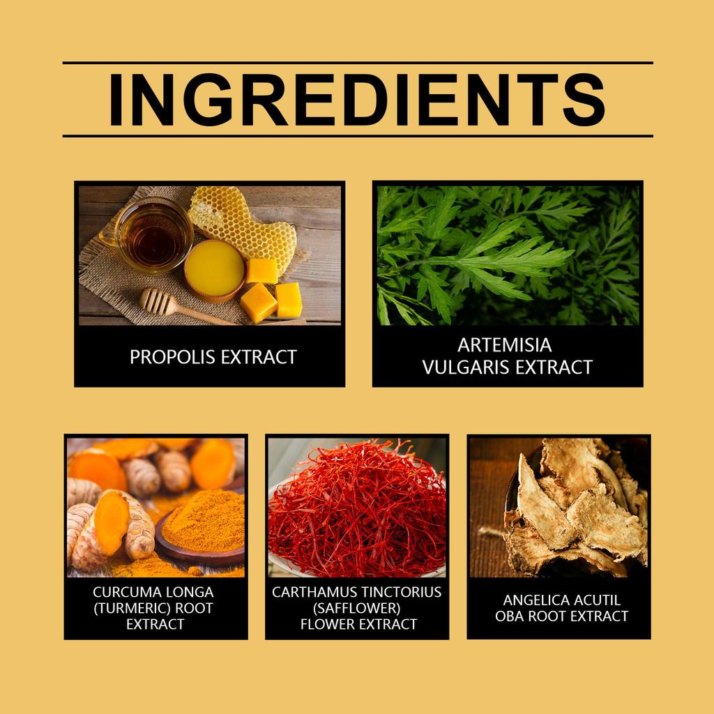 Foot Wiyun Herbal Bath Beads With Unique Blend Of Propolis And Turmeric For Soothing