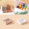 20/40/60pcs Small Charcuterie Boxes with Clear Lids Disposable Food Containers Dessert Boxes for Sandwich Cookie Cake Slice