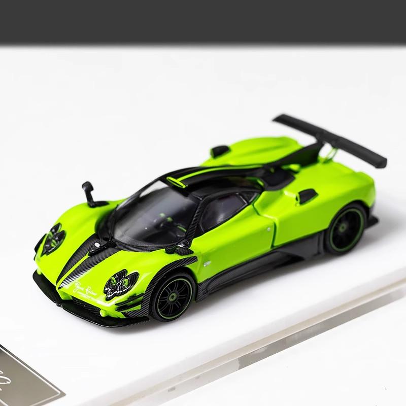 HKM 1:64 Zonda 760 LH Openable Hood Diecast Diorama Car Model Collection Miniature